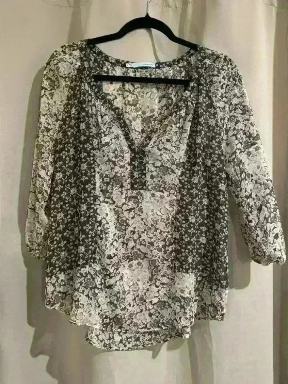 Women’s 3/4 Sleeve Maurices See Through Blouse